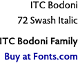 ITC Bodoni