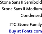 Stone Sans II Semibold